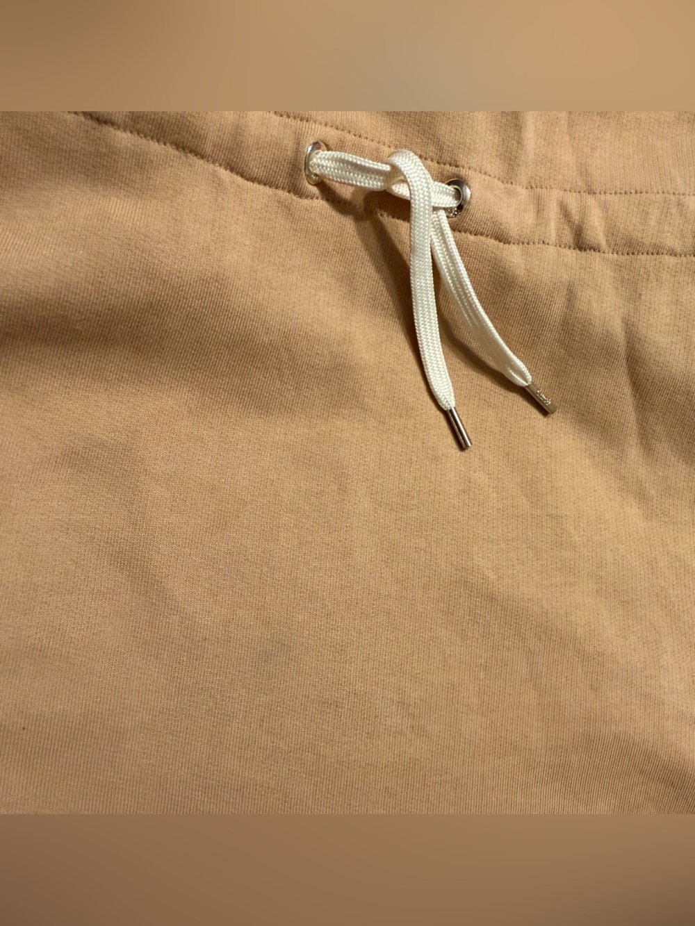 Chloé Girls Logo Short Sleeve Romper Dress w/ Pockets — Sandy Beige | Size 5 - Picture 7 of 7